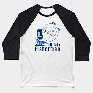 Microfish Blue Baseball T-Shirt